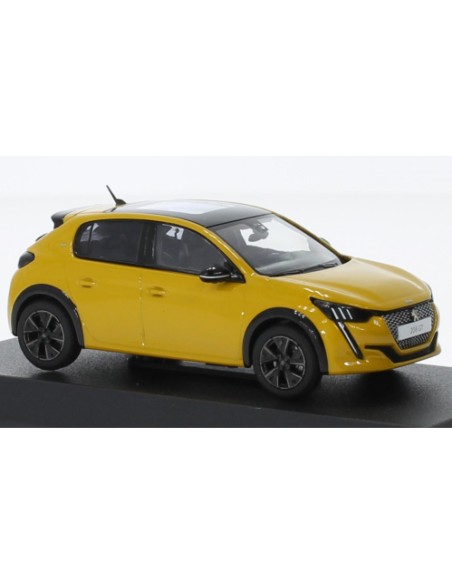 1:43 PEUGEOT 208 GT PACK 2022 FARO YELLOW
